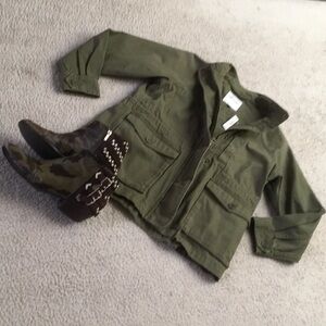 MADEWELL/RARE STYLE-ARMY GREEN-CARGO JACKET/NWT